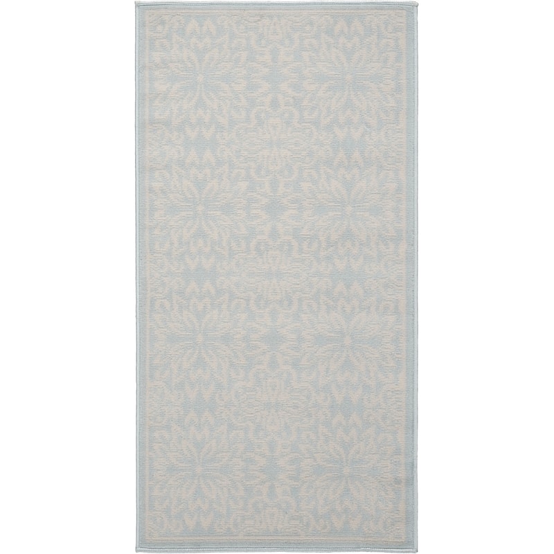 Nourison Jane Floral Medallion Indoor only Area Rug - 2' x 4' - Ivory/Light Blue