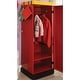 preview thumbnail 16 of 17, Fost Contemporary Metal Single-Door Kids Closet by Furniture of America