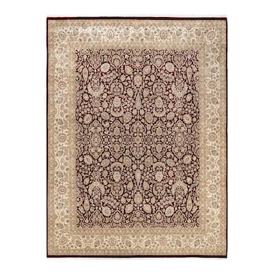 Overton Hand Knotted Wool Vintage Inspired Traditional Mogul Red Area Rug - 8 x 10