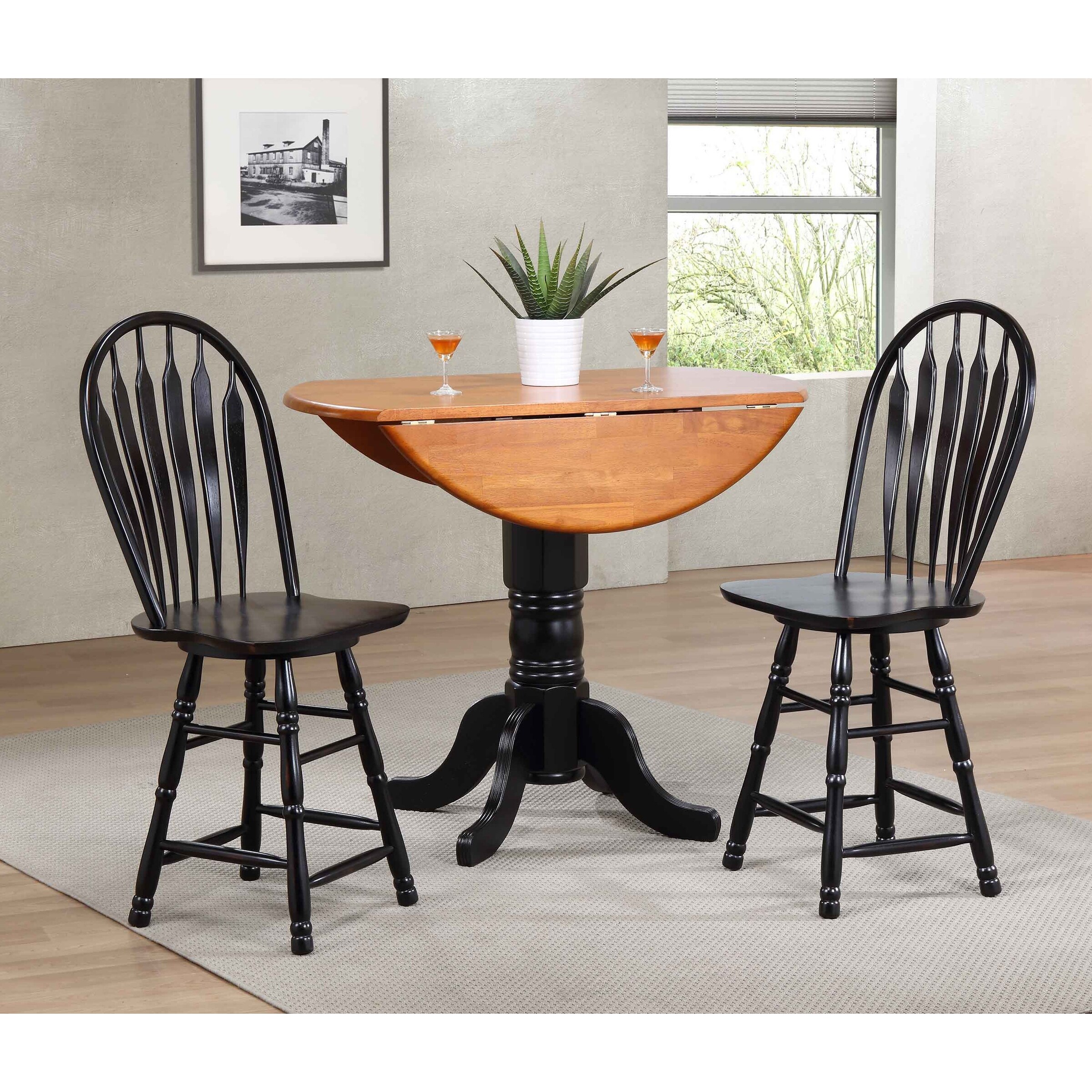 Drop leaf table on sale seats 6