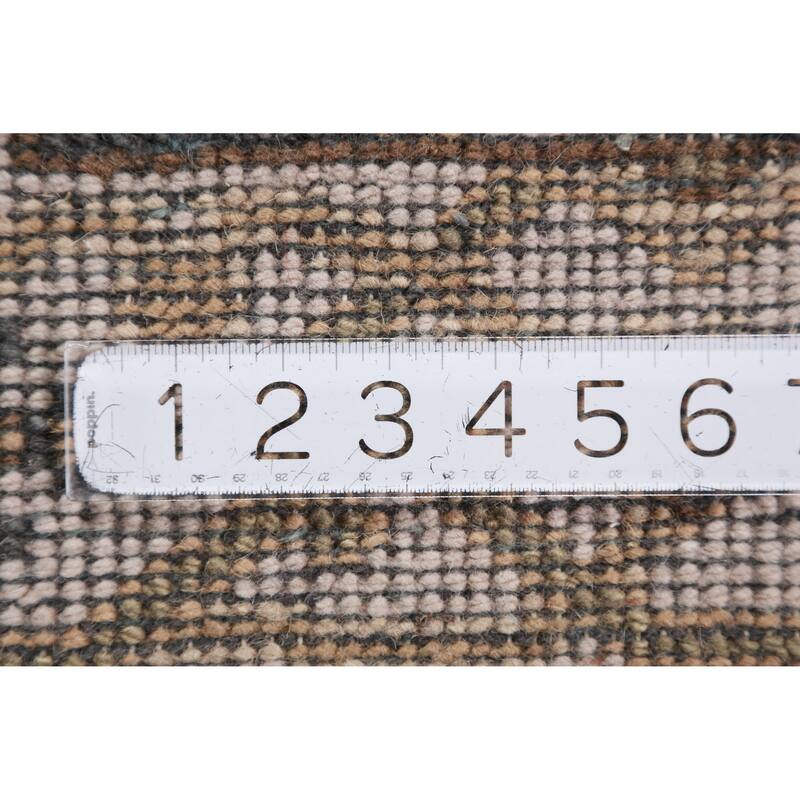 All-Over Oushak Oriental Runner Rug Handmade Wool Carpet - 2'9" x 8'4"