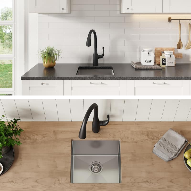 Kraus Standart PRO 17" Undermount Single Basin Stainless Steel Kitchen