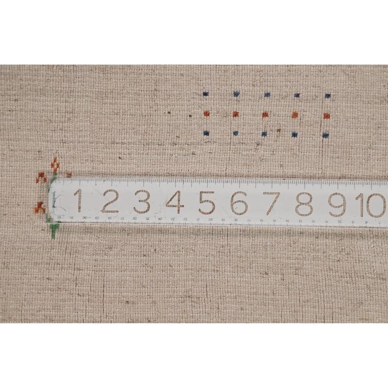 Little Animals Design Gabbeh Indian Foyer Rug Handmade Silk Carpet - 3'0"x 4'11"