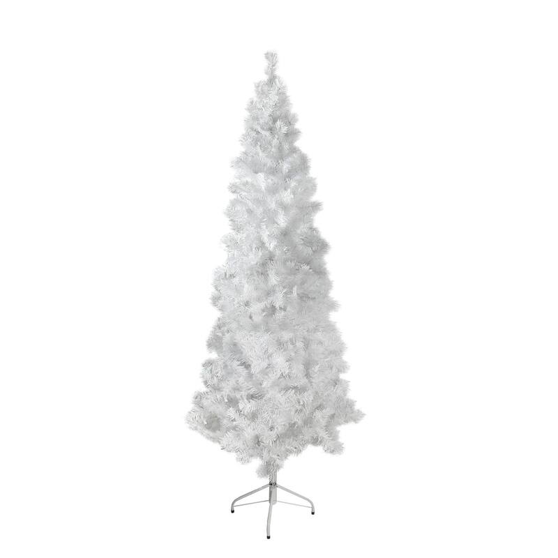 Slim White Winston Pine Artificial Christmas Tree - 6.5' - Unlit - 6.5 Foot