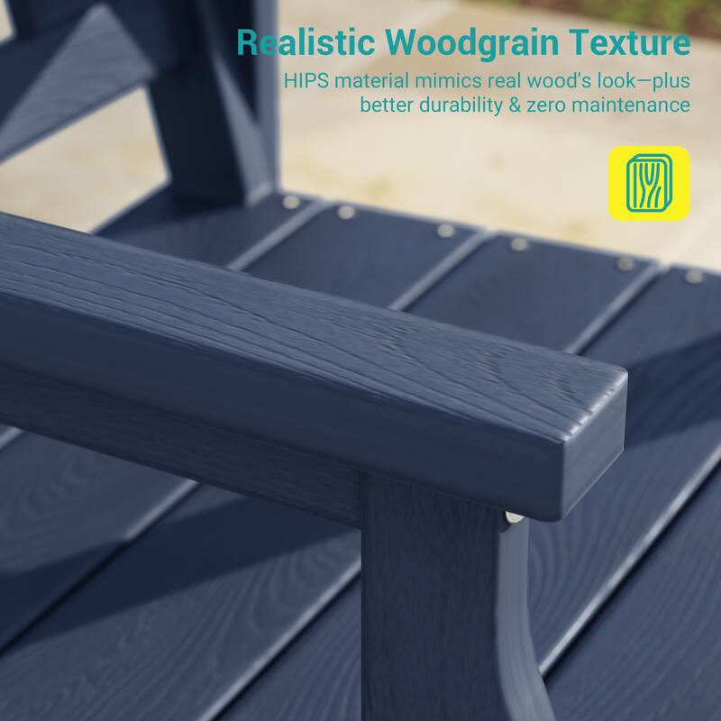 HIPS All-weather Outdoor Dining Chairs with 304 Hardware (Set of 2)