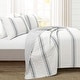 preview thumbnail 51 of 51, Lush Decor Farmhouse Stripe 3 Piece Quilt Set