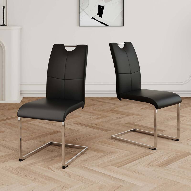 PU Dining Chair living room Chair(Set of 2)