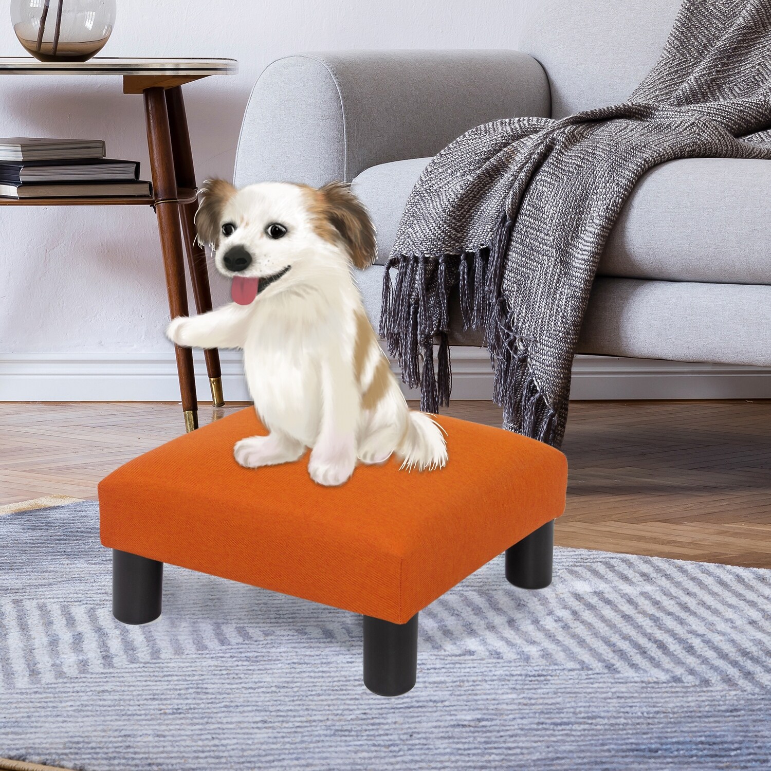 Footstool dog bed hot sale