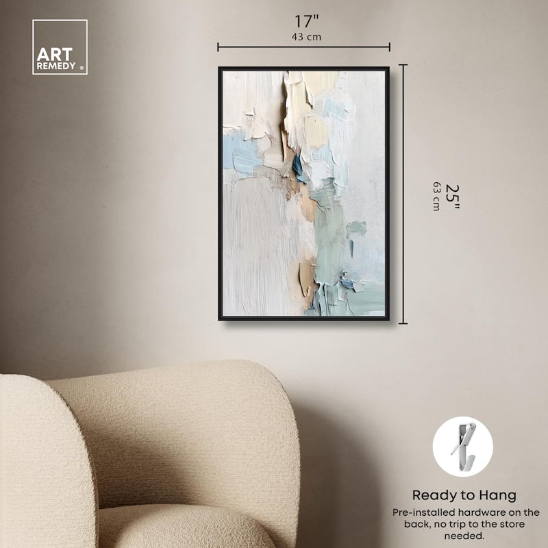 Impasto Intervals III Canvas by Art Remedy
