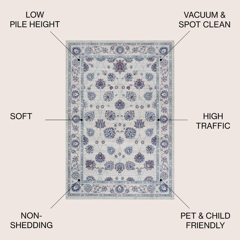 JONATHAN Y Traditional Persian Vintage Moroccan Area Rug