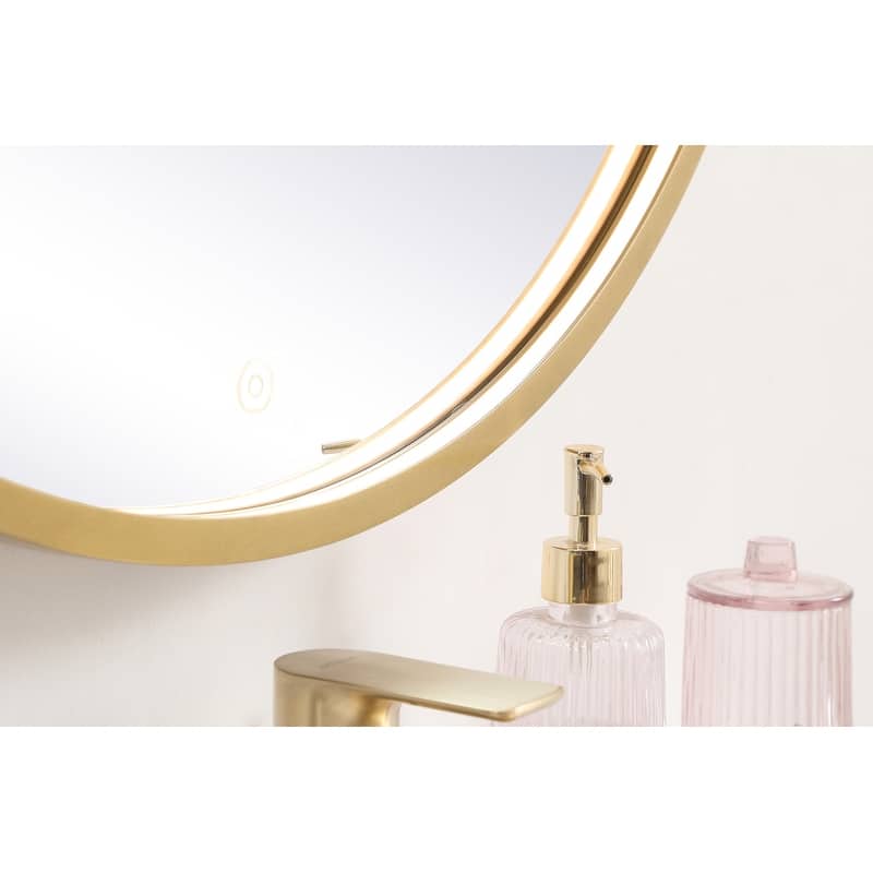 Indigo Home 28 inch LED mirror with adjustable color temperature