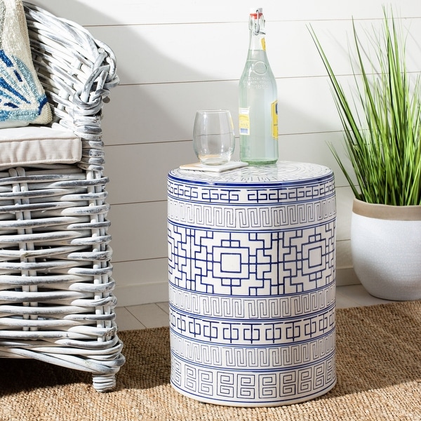 Safavieh Parri Indoor / Outdoor Ceramic Decorative Garden Stool