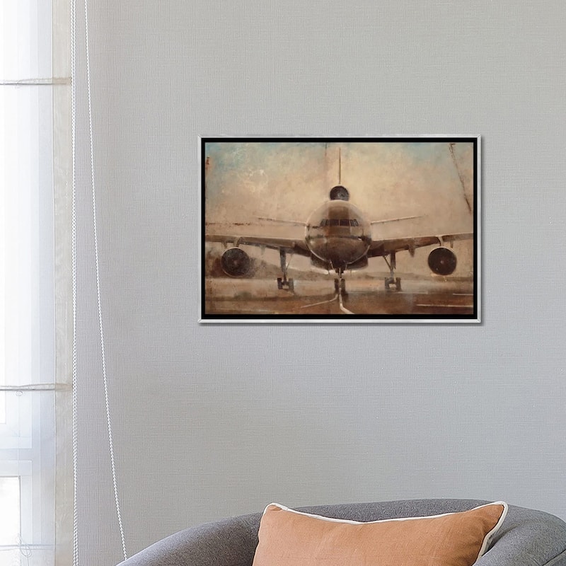 iCanvas "Tonal Plane" by Joseph Cates Framed