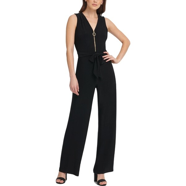 dkny black jumpsuit