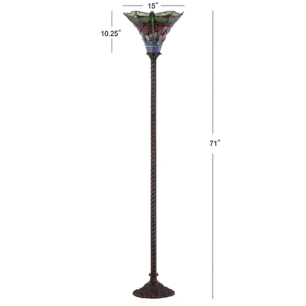 green floor lamp