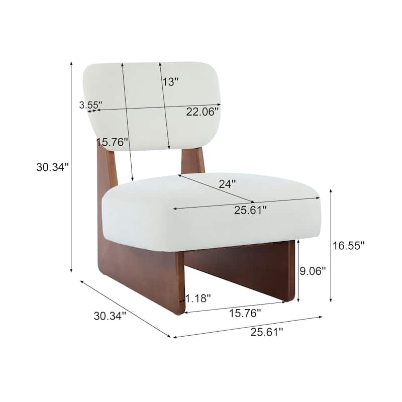 Polyester Lounge Chairs (Set of 2）with Black Wood Base, Minimalist Design, and Ergonomic Comfort