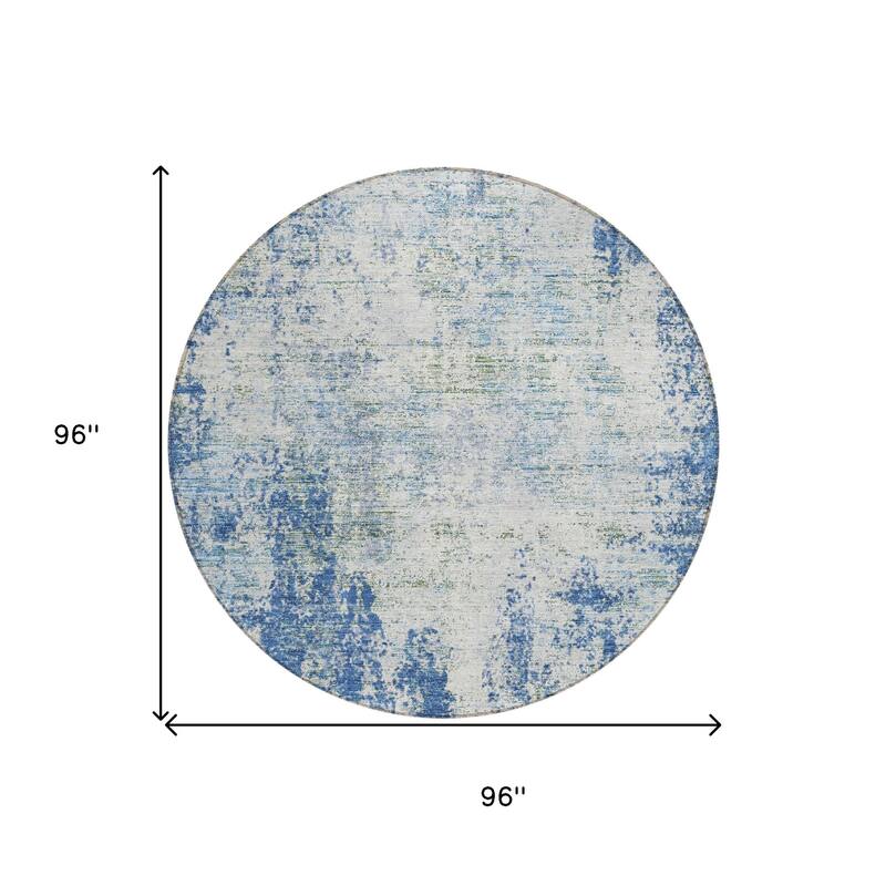 HomeRoots Abstract Transitional Rectangle Outdoor Rug