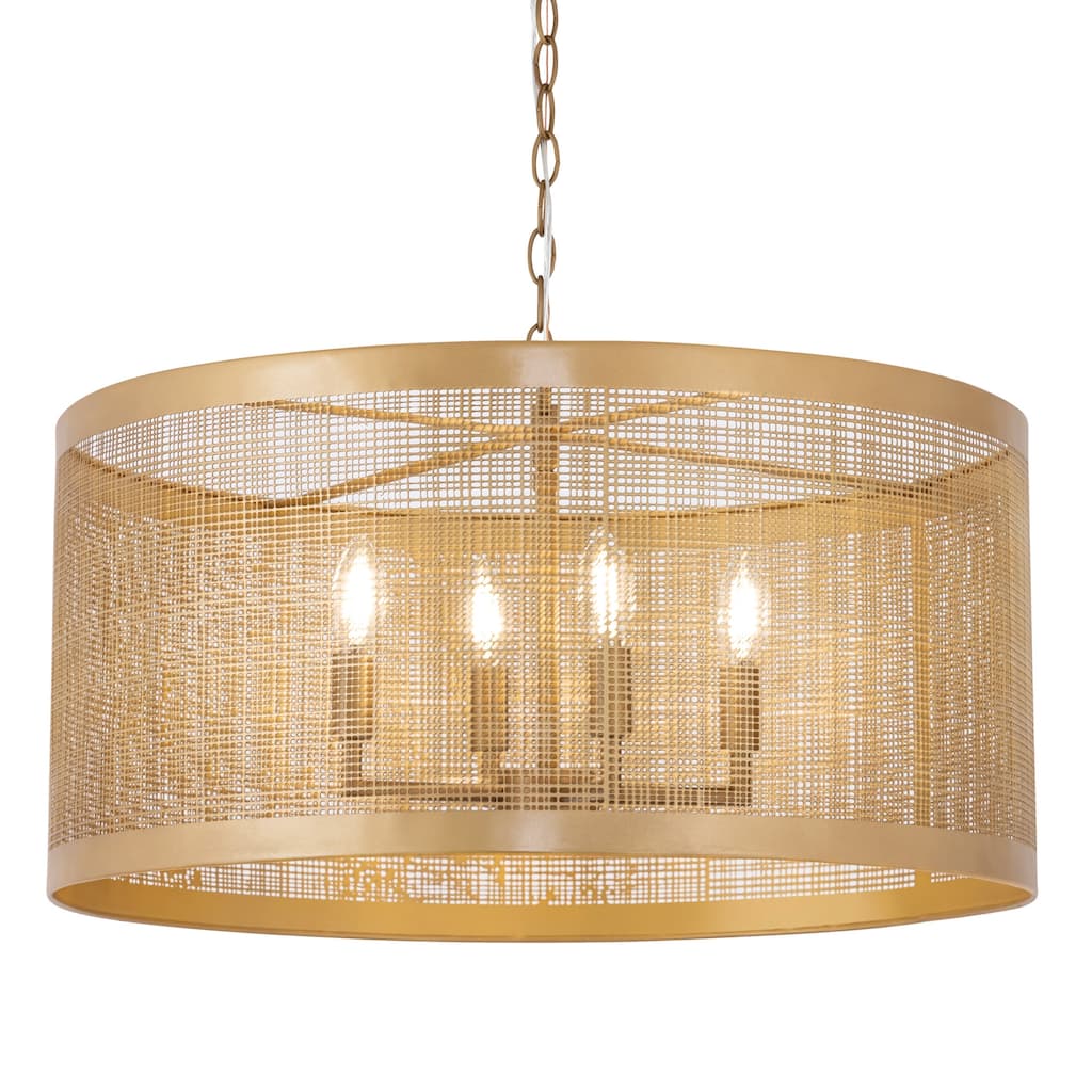Maxim 31224 Hatcher 4 Light 24" Wide Cage Pendant
