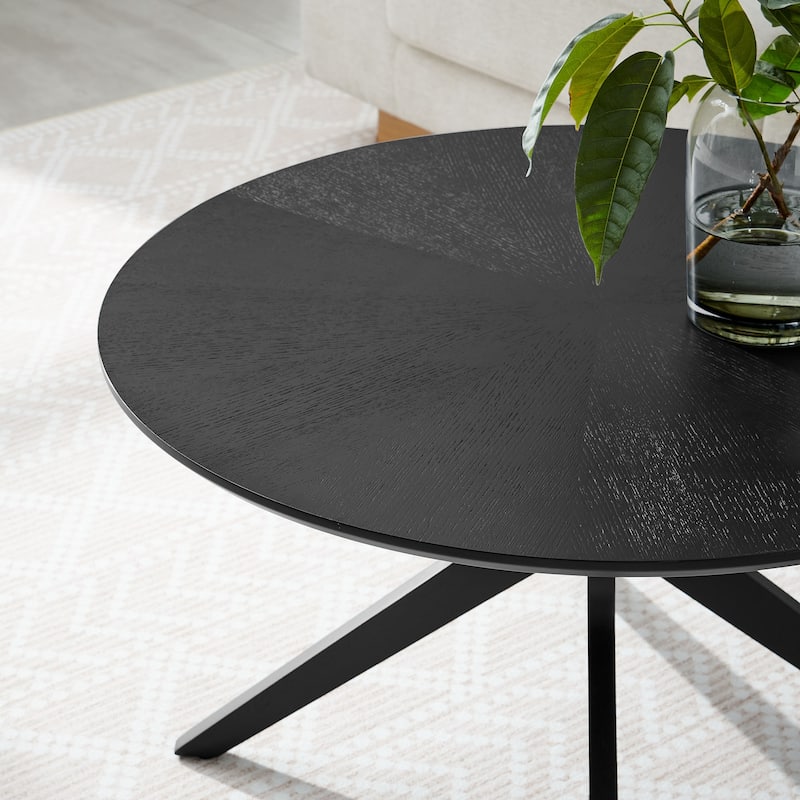 Crossroads 32" Round Wood Coffee Table - 32" x 32"