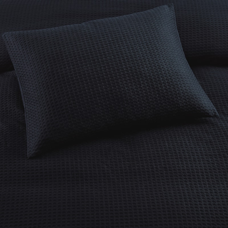 DKNY Modern Waffle 3-pc Duvet Set