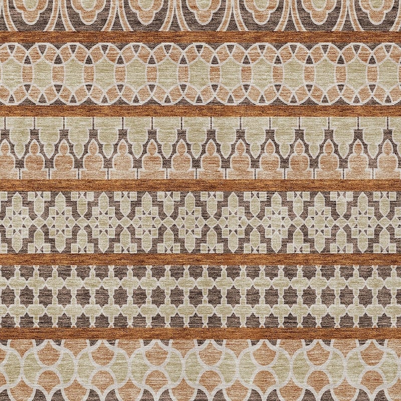 HomeRoots Quatrefoil Transitional Rectangle Outdoor Rug