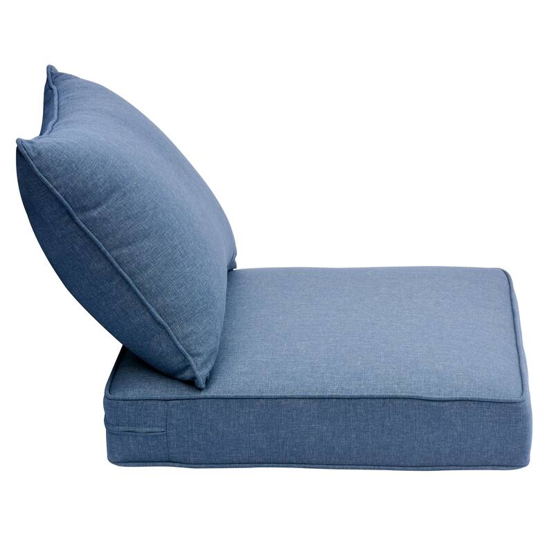 HOOOWOOO 2-piece Outdoor/Indoor Chair Cushion Set