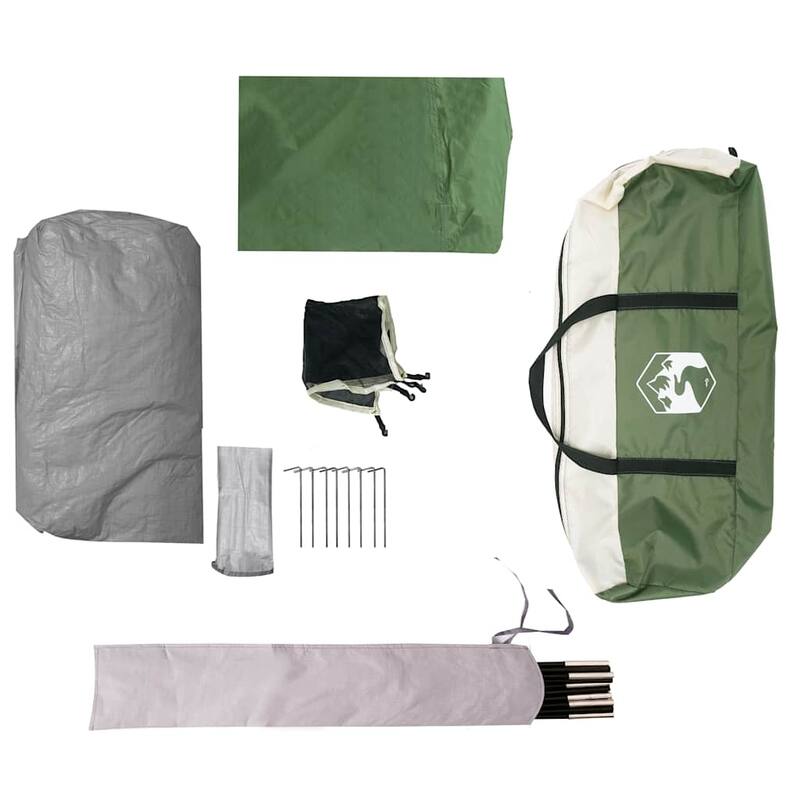 vidaXL Camping Tent Cabin 4-Person Waterproof