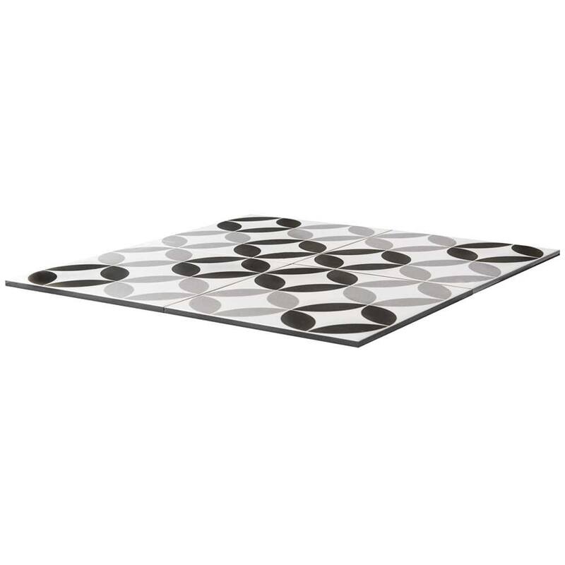 The Tile Life Twinkle 9x9 Black Porcelain Floor & Wall Tile