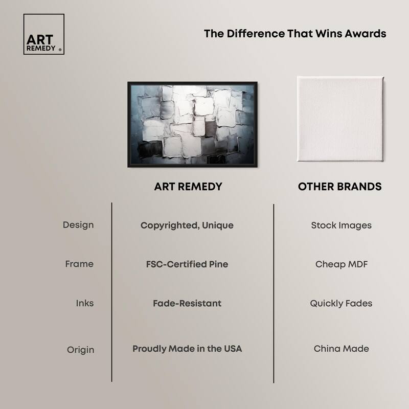 Urban Grid Canvas by Art Remedy