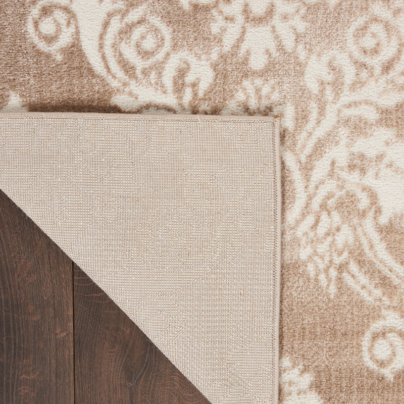 Nourison Elation Damask Pattern French Country Area Rug