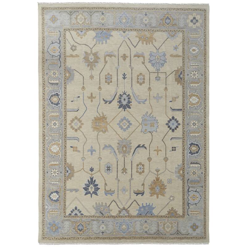 HomeRoots Floral Bohemian Rectangle Area Rug - 66.00 in. x 42.00 in. x 0.20 in.