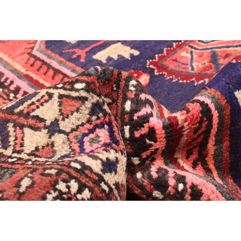 ECARPETGALLERY Hand-knotted Andelz Blue Wool Rug - 4'2 x 8'1