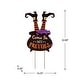 preview thumbnail 23 of 84, Glitzhome Halloween LED Ghost Cat Pumpkin Nutcracker Yard Stakes Standing Sign Hanging Decor