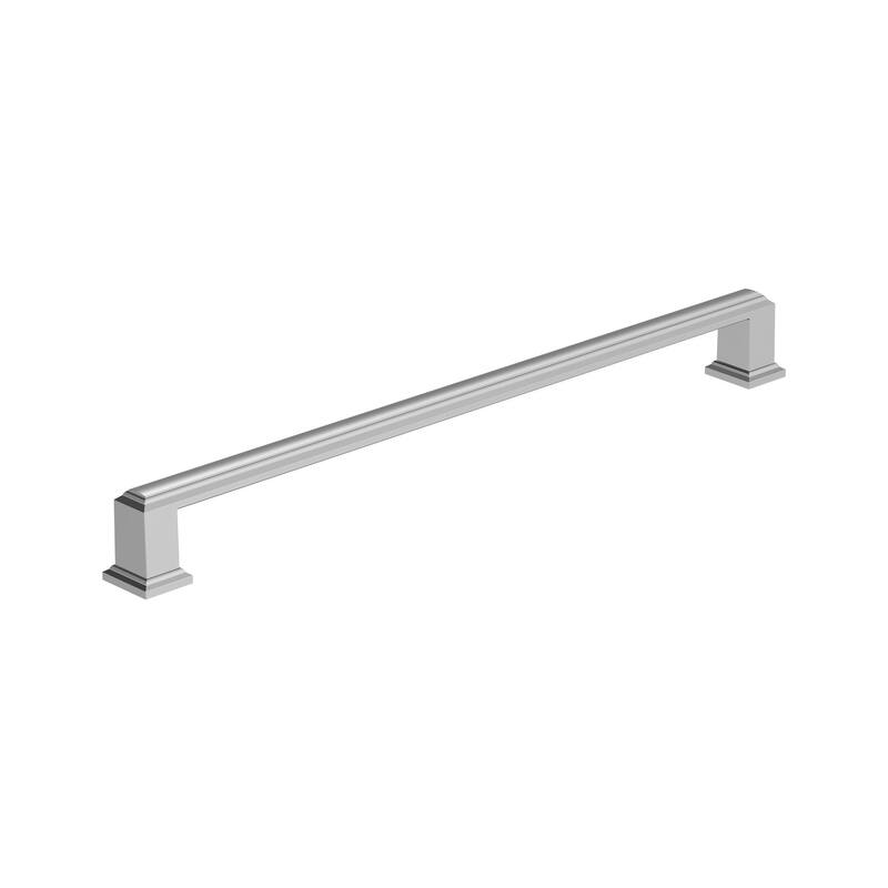 Amerock Appoint Cabinet Door Pull - 10-1/16 in Center to Center - Polished Chrome