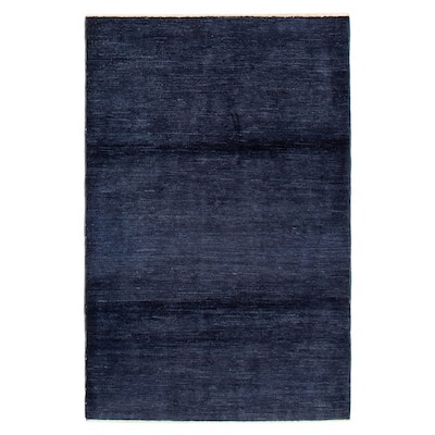 Pak Finest Gabbeh Navy Rug 3'10" x 6'0" - 3'10 x 6'0