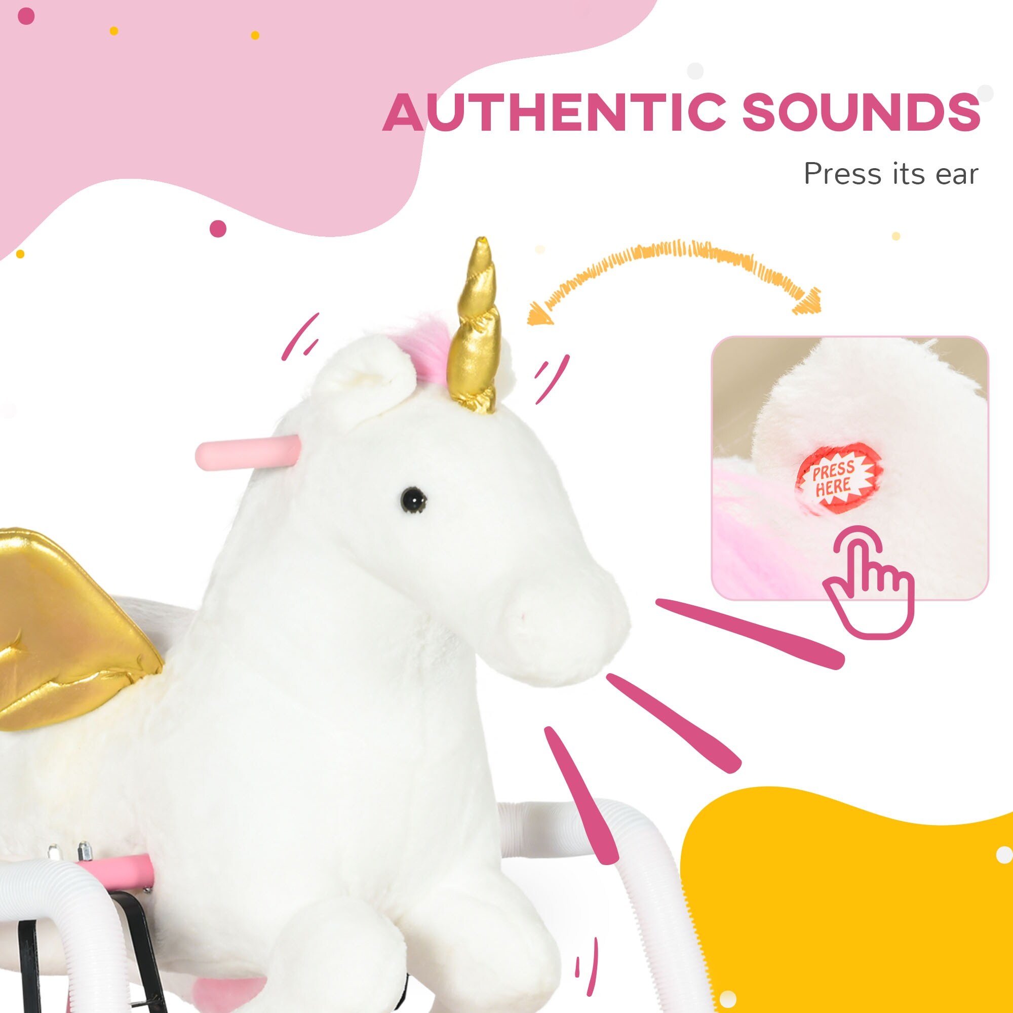 Unicorn spring horse top