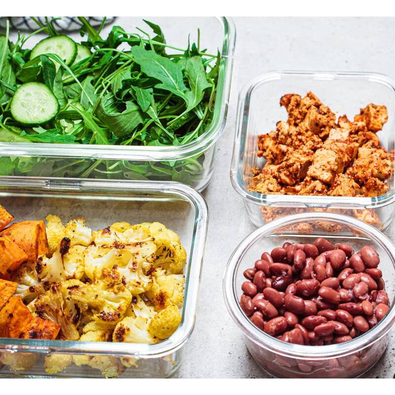 30 Pieces Glass Food Storage Containers with Upgraded Snap Locking Lids,Glass Meal Prep Containers Set Airtight Lunch Containers