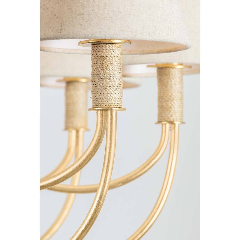 Hudson Valley Lighting 5744 Warrensburg 10 Light 44" Wide Chandelier