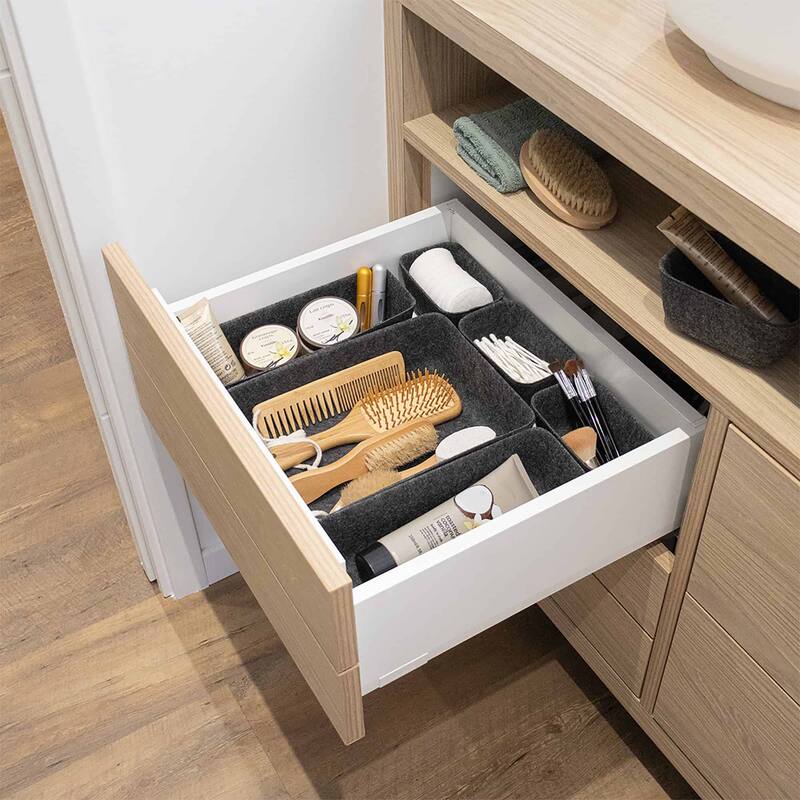 7-Piece Drawer Organizer Set - 10.5 L x 8 W x 2.5 H