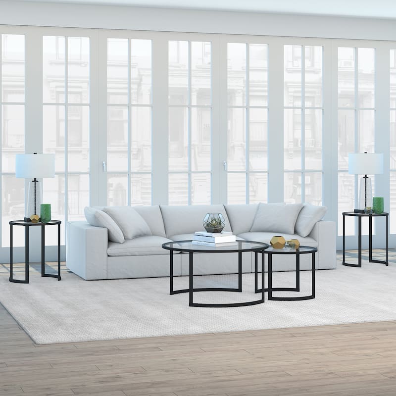 Mitera 20" Wide Round Side Table - 20" Wide