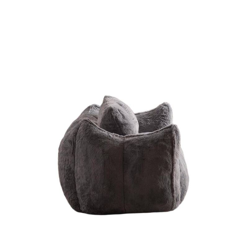 Oversized Bean Bag Sofa Reading Chair, 2-Seater Giant Bean Bag Couch with Pillows, Loveseat Chaise Lounge Sofa Chair