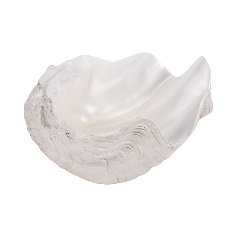 Sagebrook Home Artisanal Ceramic Decorative Bowl-Exquisite Home Accent Piece, Perfect for Stylish Shelves - 13" x 11" x 6"