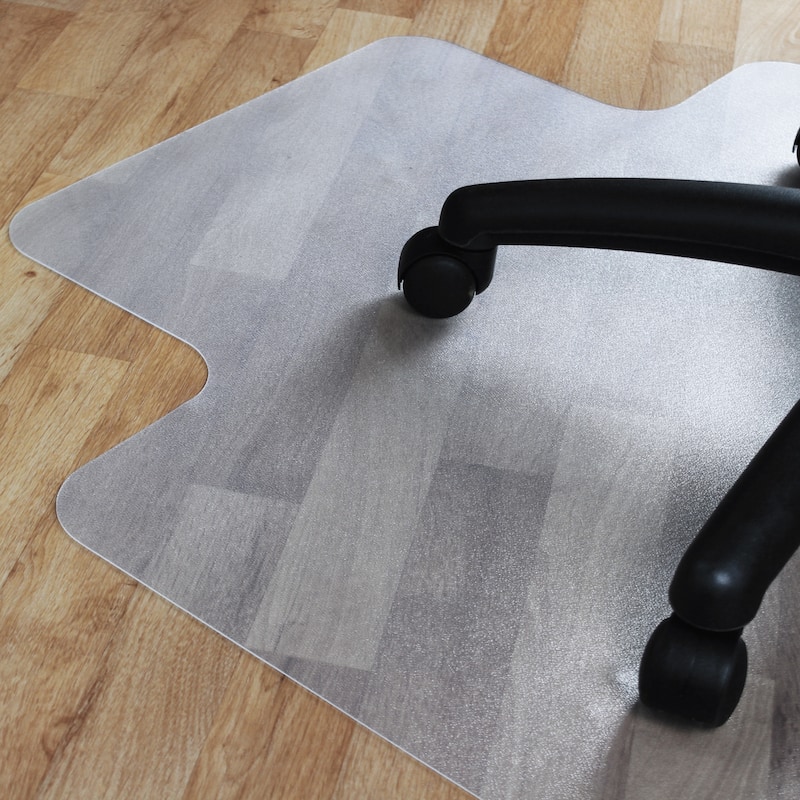 Valuemat® Vinyl Lipped Chair Mat for Hard Floor - 48" x 51"