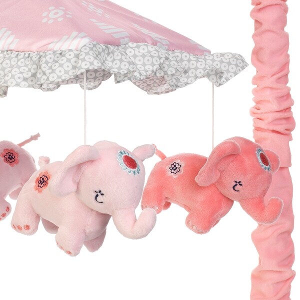 elephant mobile pink