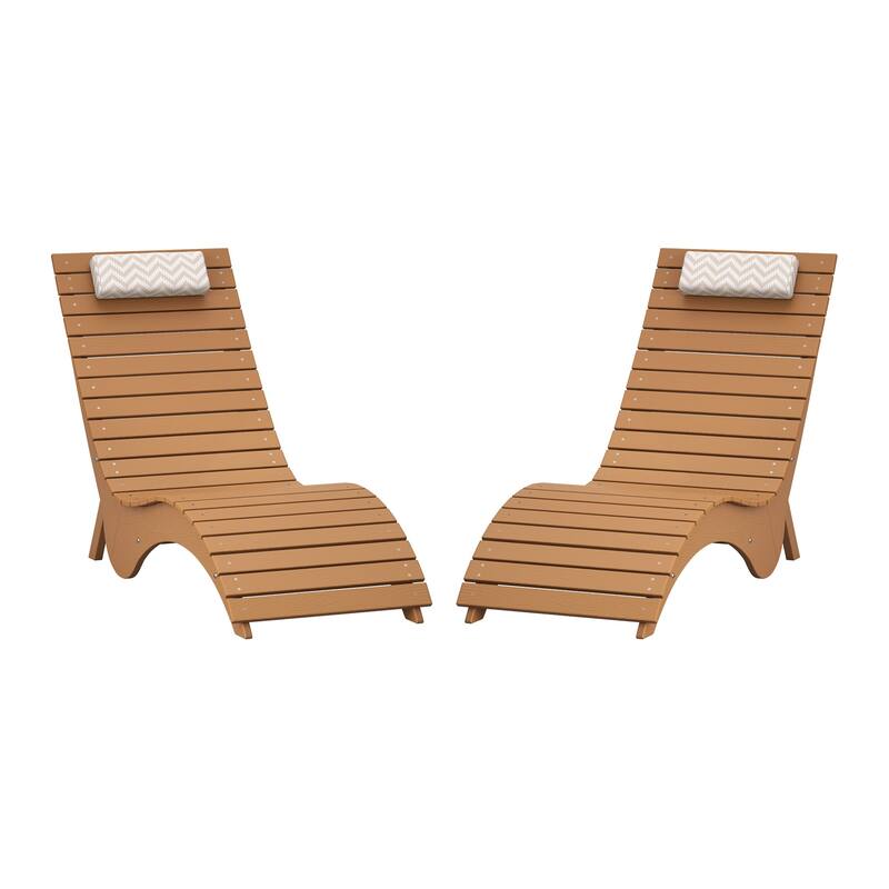 Water-Resistance Pool Lounger for Deck, Pool, or Courtyard
