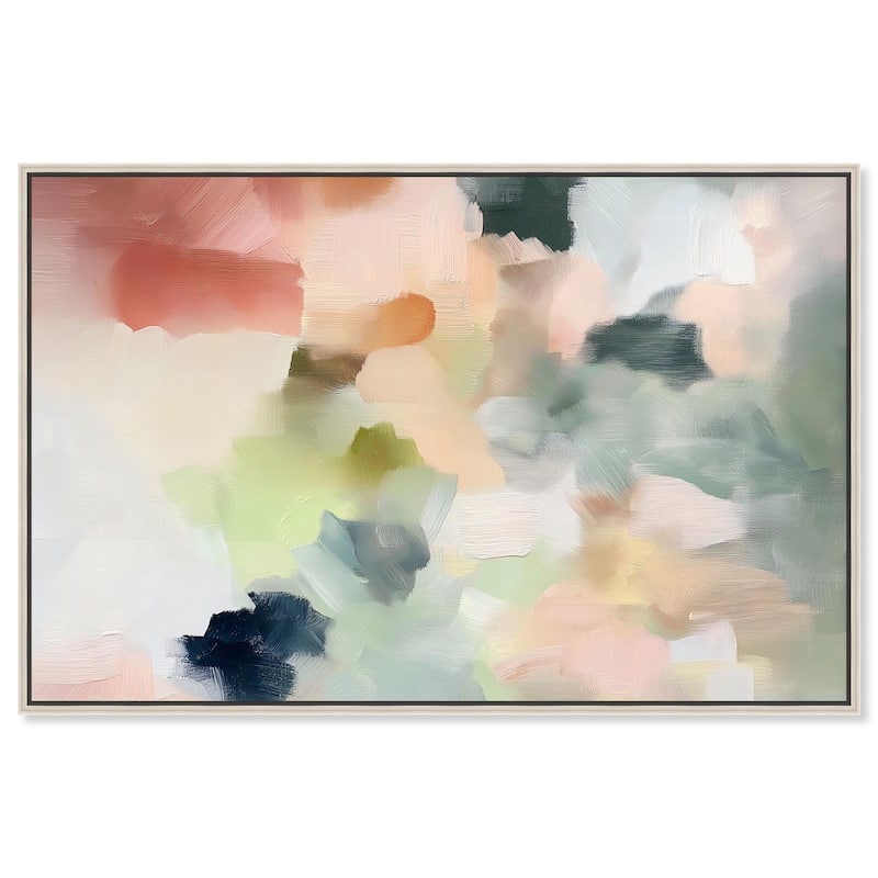 Dreamlike Hues I Canvas by Art Remedy - 45" x 30" - Silver