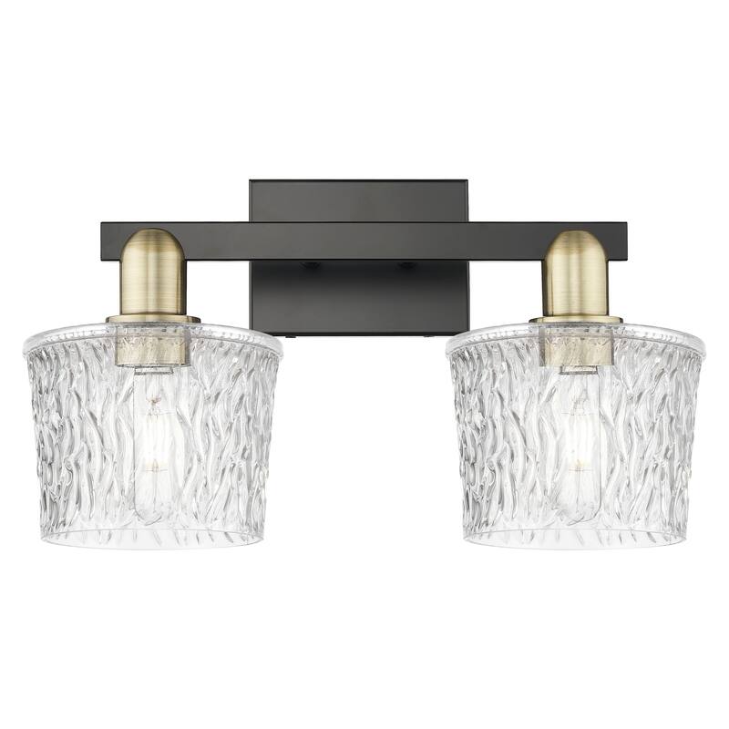 Innovations Lighting Endless Possibilities Arcadia - Niagara - 2 Light 18" Bath Vanity Light - Black Antique Brass