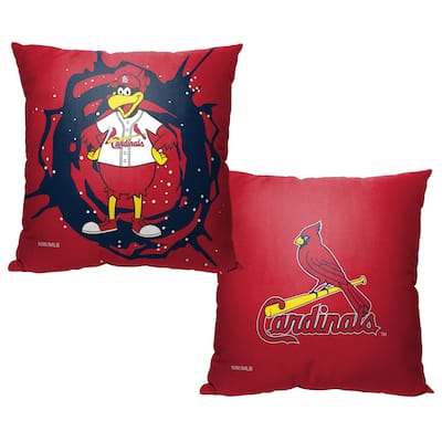 MLB St. Louis Cardinals Mascots 18 Inch Throw Pillow
