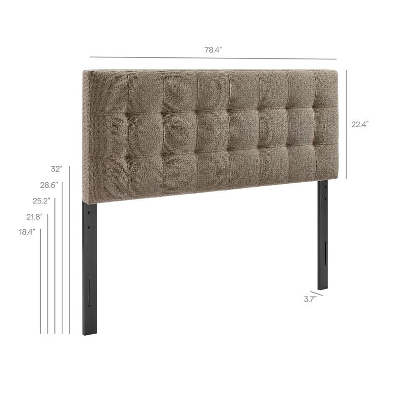 Lily Upholstered Fabric Headboard
