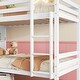 preview thumbnail 5 of 21, Bookcase Headboard Bunk Bed with Safety Guardrails and Ladder, Convertible to 2 Beds, Twin Over Twin